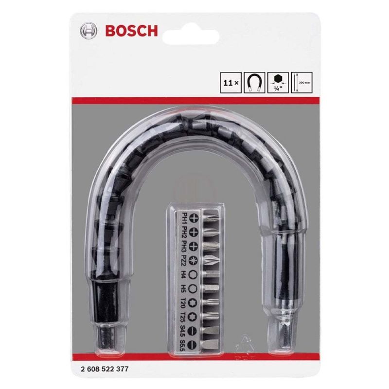 Bosch Vidalama Ve Uzatma Ucu Set 30 Cm Plastik (11 Parça) 