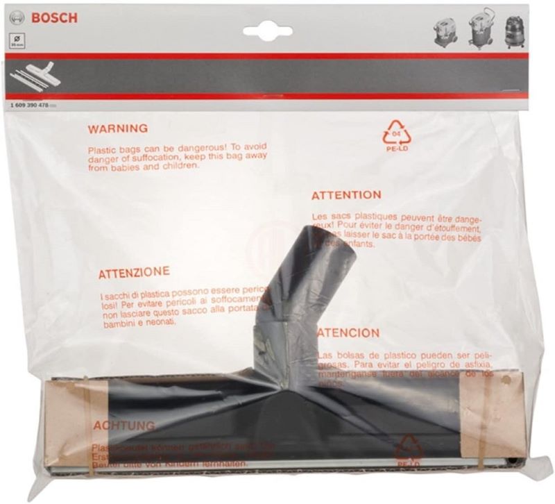 Bosch Süpürge Başlığı + Fırça ve Lastik (GAS 35/55) 