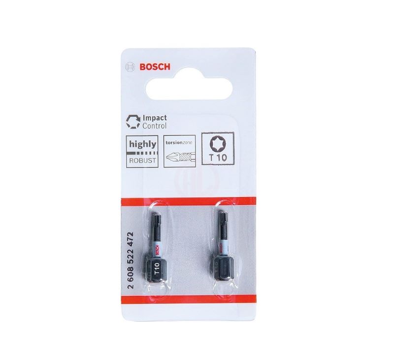 Bosch Vidalama Ucu Impact Control T10x25 mm (2 Adet) 