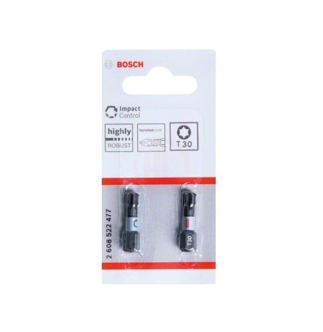 Bosch Vidalama Ucu Impact Control T30x25 mm (2 Adet) 