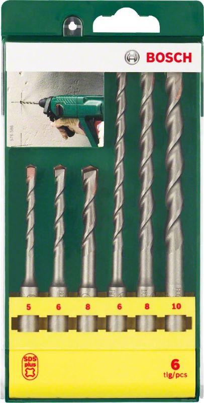 Bosch SDS Plus Kırıcı Delici Uç Set Ø5-10 mm(6 Parça) 