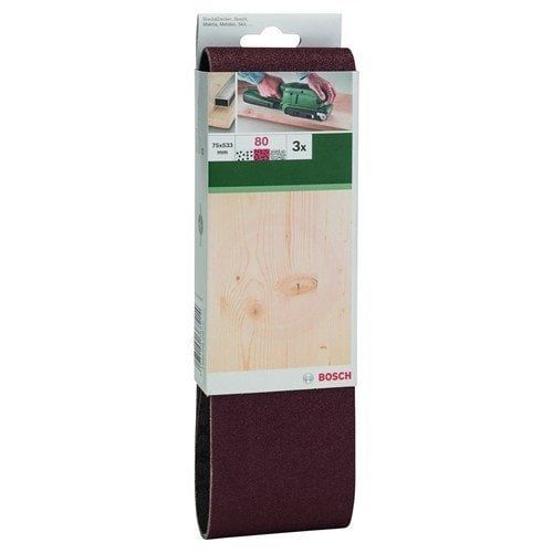 Bosch Tank Zımpara Kağıdı 75x533 mm 100 Kum (3 Adet) 