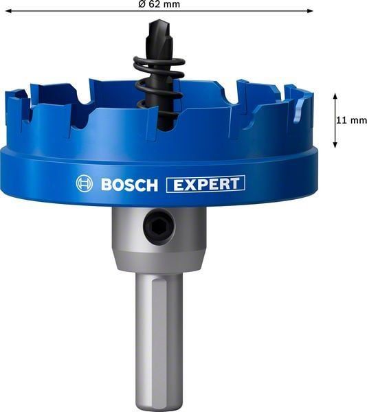 Bosch Delik Açma Testeresi Expert Carbide Metal 62 mm 