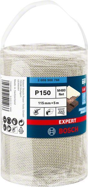 Bosch Ağ Zımpara Expert M480 115x5000 mm 150 Kum 