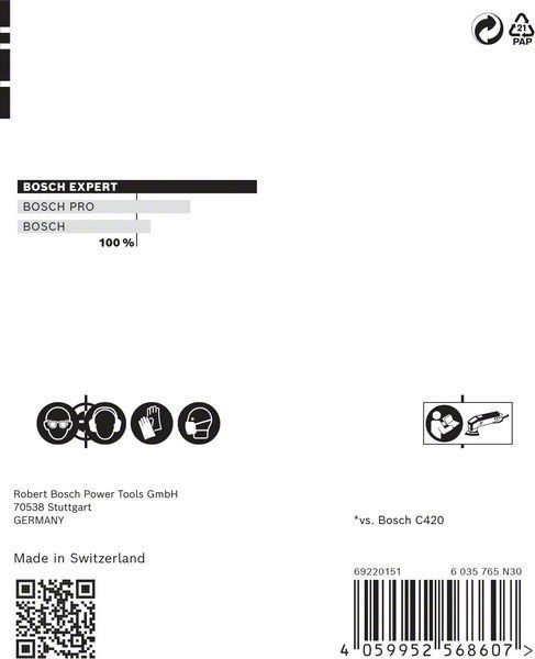 Bosch Ağ Zımpara Expert M480 Delta Set 93 mm (6 Parça) 