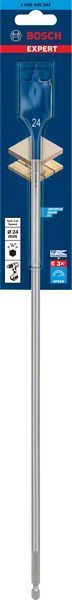 Bosch Ahşap Matkap Uç Expert SCS Yaprak HEX 24x400 mm 