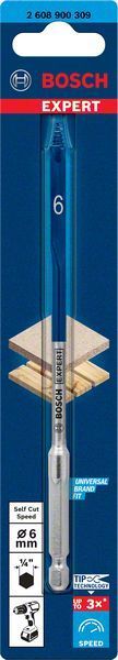 Bosch Ahşap Matkap Uç Expert SCS Yaprak HEX 6x152 mm 
