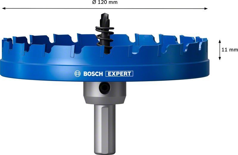 Bosch Delik Açma Testeresi Expert Carbide Metal 120 mm 