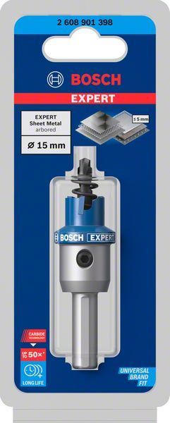 Bosch Delik Açma Testeresi Expert Carbide Metal 15 mm 