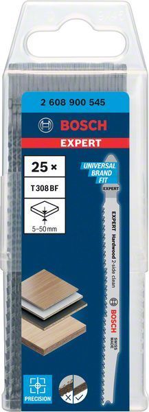 Bosch Dekupaj Testere Bıçağı Expert ExCleanHardW T308BF (25 Adet) 