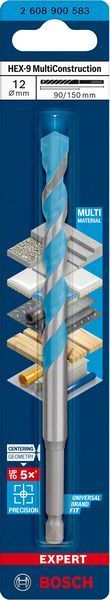 Bosch Çok Amaçlı Matkap Ucu Expert HEX-9 MC 12x150mm 