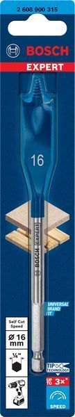Bosch Ahşap Matkap Uç Expert SCS Yaprak HEX 16x152 mm 