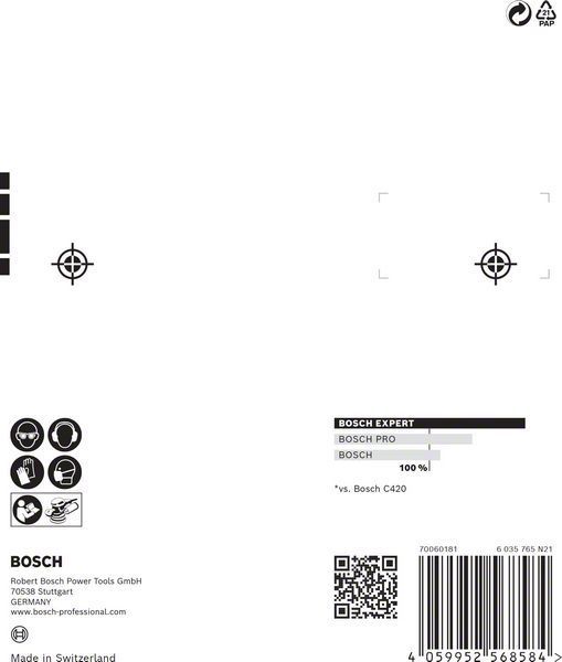 Bosch Ağ Zımpara Expert M480 Set Ø125 mm (7 Parça) 