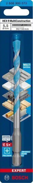 Bosch Çok Amaçlı Matkap Ucu Expert HEX-9 MC 5,5x150mm 