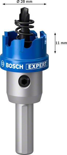 Bosch Delik Açma Testeresi Expert Carbide Metal 28 mm 