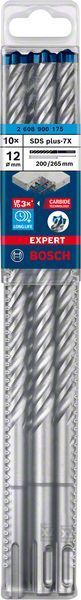 Bosch Kırıcı Delici Uç SDS-Plus-7X Expert 12x265 mm (10 Adet) 