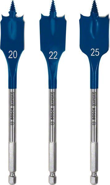 Bosch Ahşap Matkap Uç Expert SCS Yaprak HEX Set (3 Parça) 