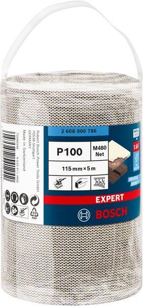 Bosch Ağ Zımpara Expert M480 115x5000 mm 100 Kum 