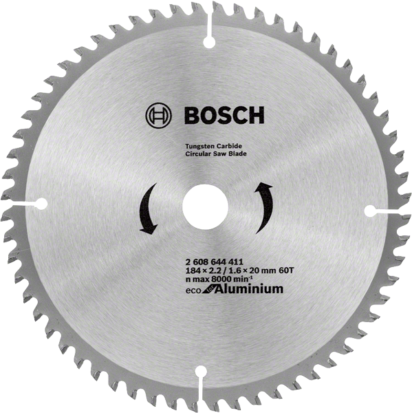Bosch Daire Testere Bıçağı Eco For Aluminium 184x20 mm 60 Diş 