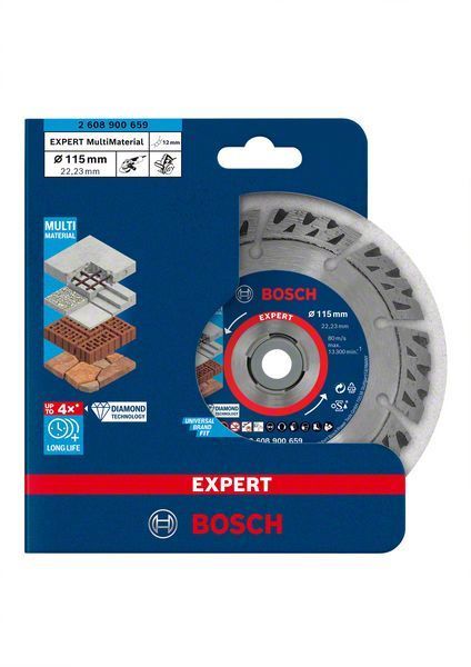 Bosch Elmas Kesme Diski Expert BFUni+Metal 115x22,23 mm 