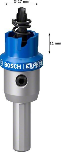 Bosch Delik Açma Testeresi Expert Carbide Metal 17 mm 