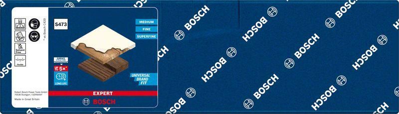 Bosch Sünger Zımpara Expert S473 Best for Çift Taraflı Fine+ 