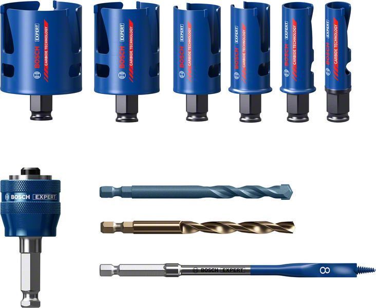 Bosch Delik Açma Testeresi Expert Seti eHD (10 Adet) 