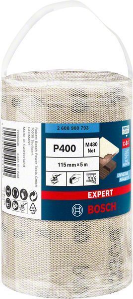 Bosch Ağ Zımpara Expert M480 115x5000 mm 400 Kum 