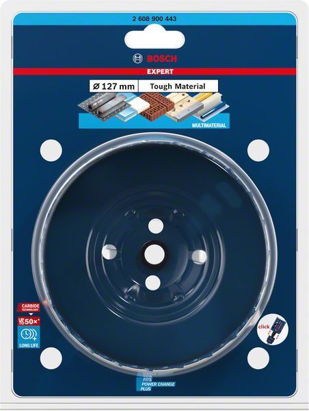 Bosch Delik Açma Testeresi Expert PC-Plus eHD 127 mm 