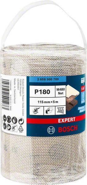 Bosch Ağ Zımpara Expert M480 115x5000 mm 180 Kum 
