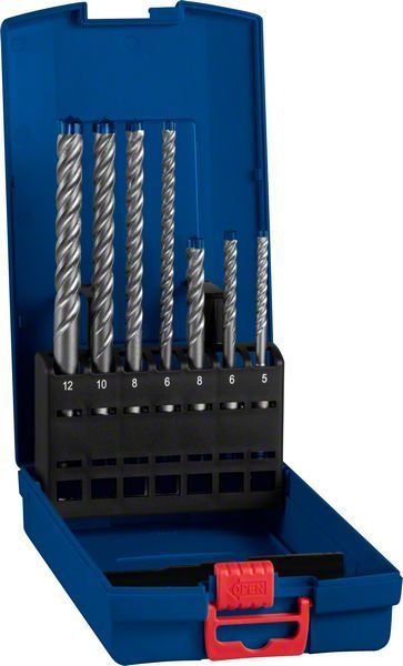 Bosch Kırıcı Delici Uç SDS-Plus-7X Expert Set (7 Parça) (5/6/6/8/810/12 mm) 