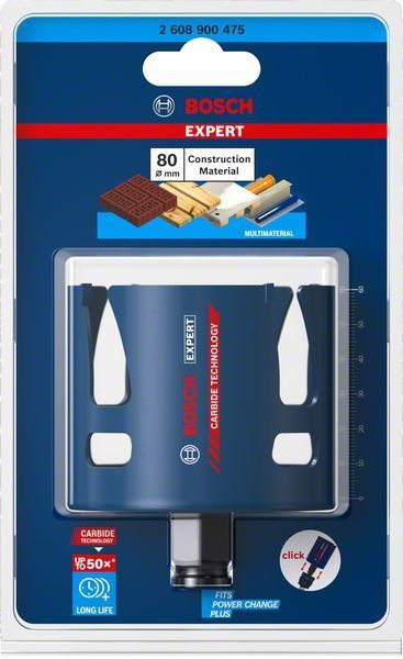 Bosch Delik Açma Testeresi Expert PC-Plus sMC 80 mm 
