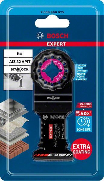 Bosch Starlock Aksesuarı / Expert Starlock Testere Ucu MuMax AIZ32APT (5 Adet) 