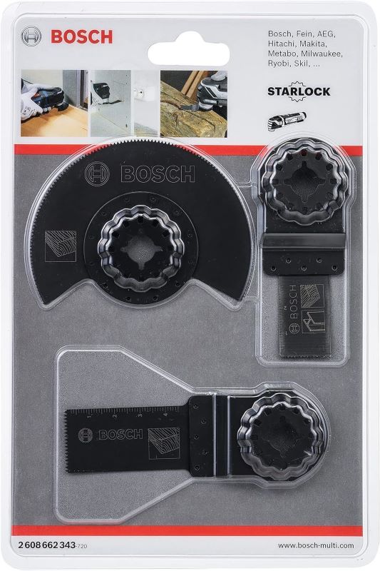 Bosch Starlock Aksesuarı / Starlock Testere BFW Seti (3 Parça) 