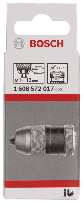 Bosch Anahtarsız Mandren 1/2 İnç - 20 UNF Ø1-13 mm 