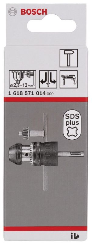 Bosch Anahtarlı Mandren SDS-Plus Ø2,5-13 mm 