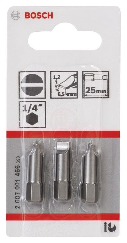 Bosch Vidalama Ucu Extra Hard S1,2x6,5x25 mm (3 Adet) 