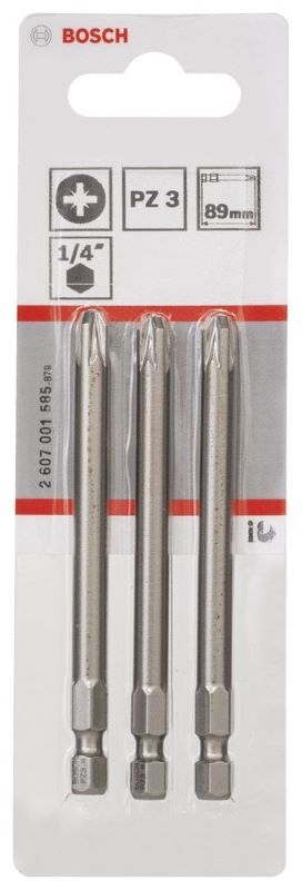 Bosch Vidalama Ucu Extra Hard PZ3x89 mm (3 Adet) 