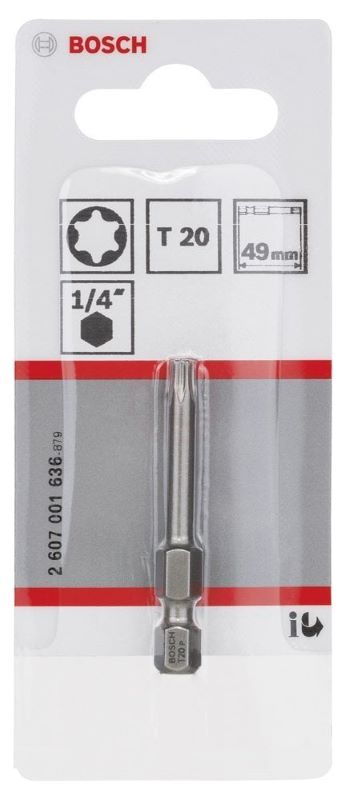 Bosch Vidalama Ucu Extra Hard T20x49 mm (1 Adet) 