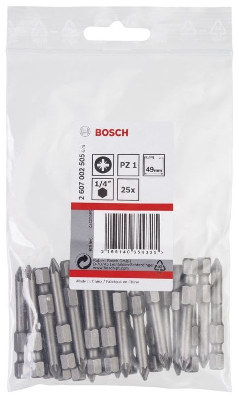Bosch Vidalama Ucu Extra Hard PZ1x49 mm (25 Adet) 