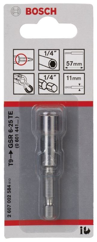 Bosch Vidalama Ucu Mıknatıslı Tutucu 11x57 mm 