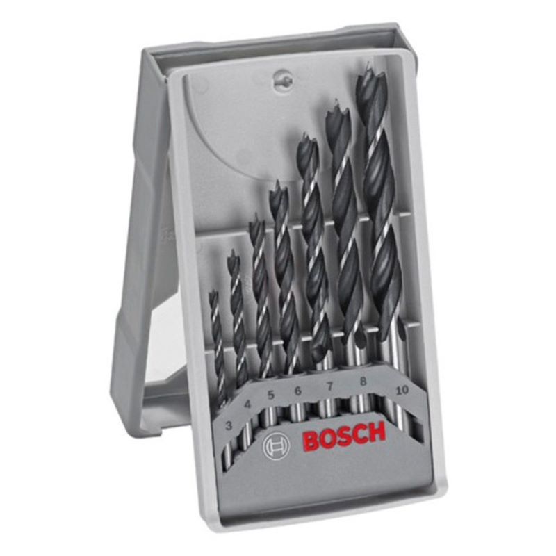 Bosch Ahşap Matkap Ucu Silindir Şaft Set (7 Parça) 