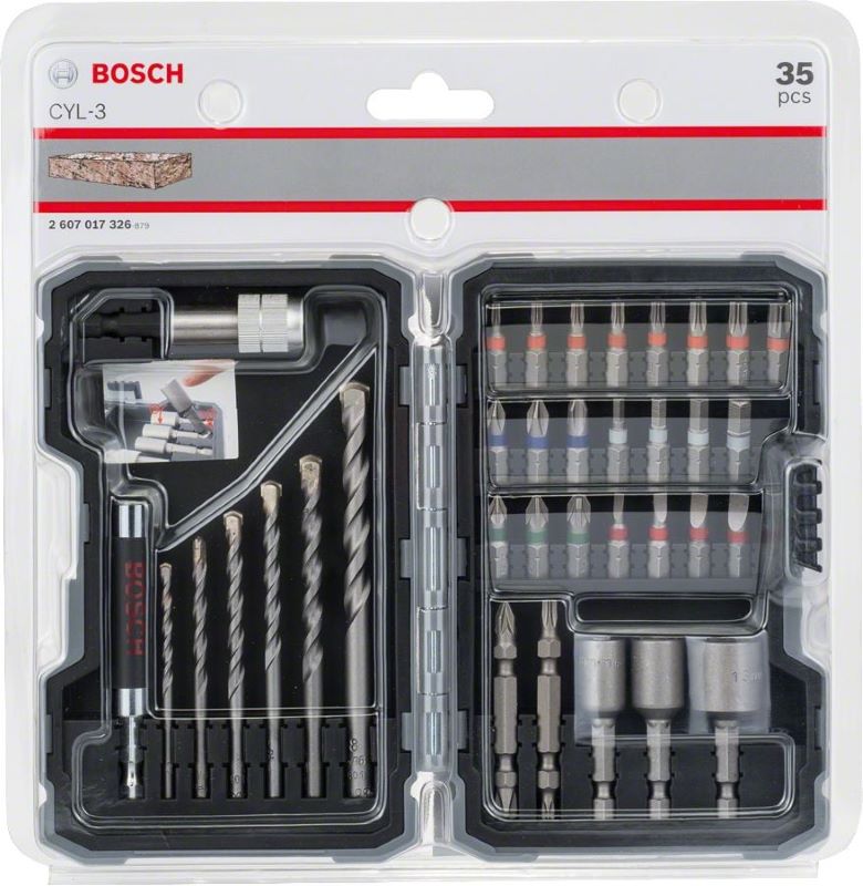 Bosch Profesyonel Delme ve Vidalama Set Beton (35 Parça) 