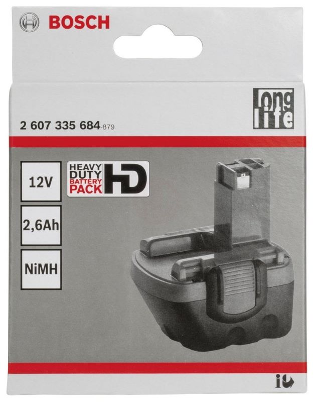 Bosch Akü NiMH 12V 2,6 Ah HD 