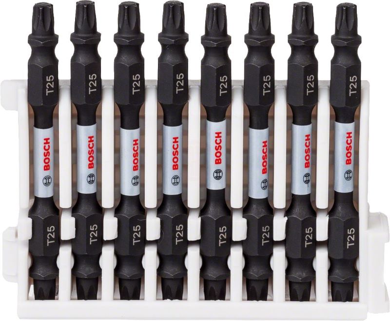 Bosch Vidalama Ucu Çift Taraflı Impact Control T25-T25x65 mm (8 Adet) 