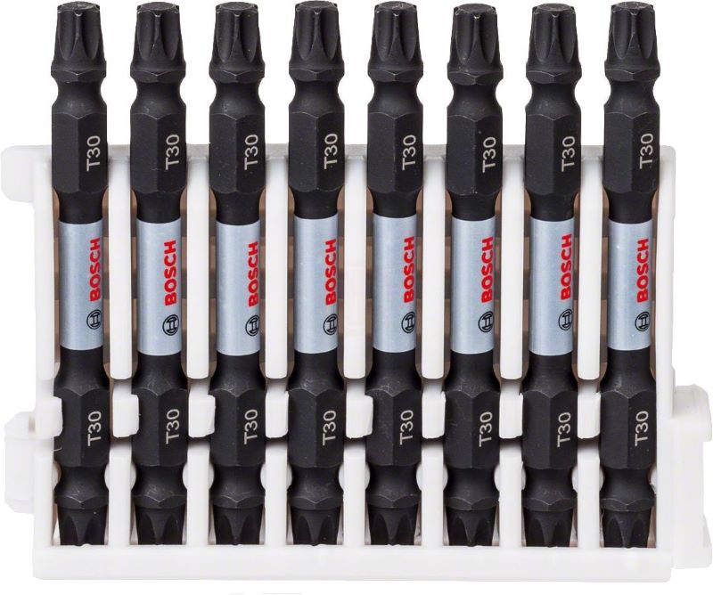Bosch Vidalama Ucu Çift Taraflı Impact Control T30-T30x65 mm (8 Adet) 