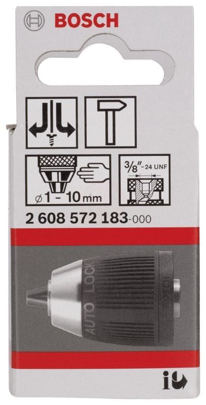 Bosch Anahtarsız Mandren 3/8 İnç - 24 UNF Ø1-10 mm V3 