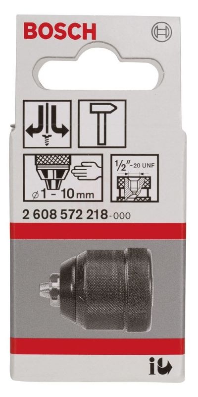Bosch Anahtarsız Mandren 1/2 İnç - 20 UNF Ø1-10 mm 