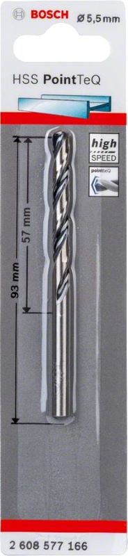 Bosch Metal Matkap Ucu HSS PointTeQ (DIN 338) 5,5 mm (1 Adet) 