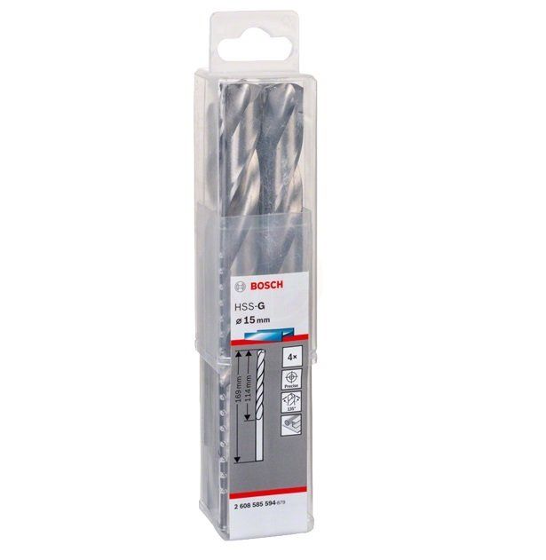 Bosch Metal Matkap Ucu HSS-Co DIN 338 (Altın) 8,0x117 mm (5 Adet) 